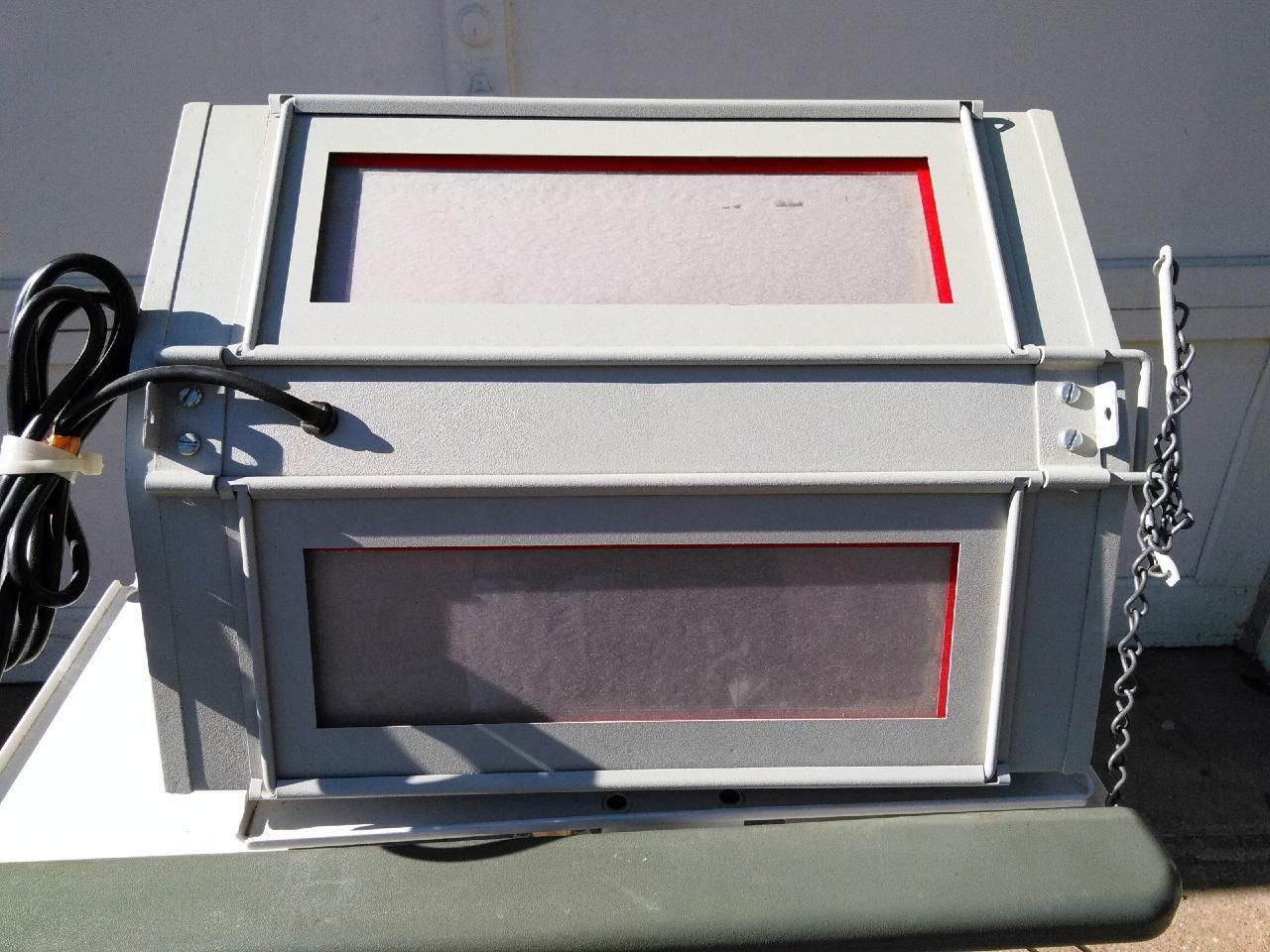 THOMAS DUPLEX SUPER SAFELIGHT w FILTERS BULB LAMP DARKROOM