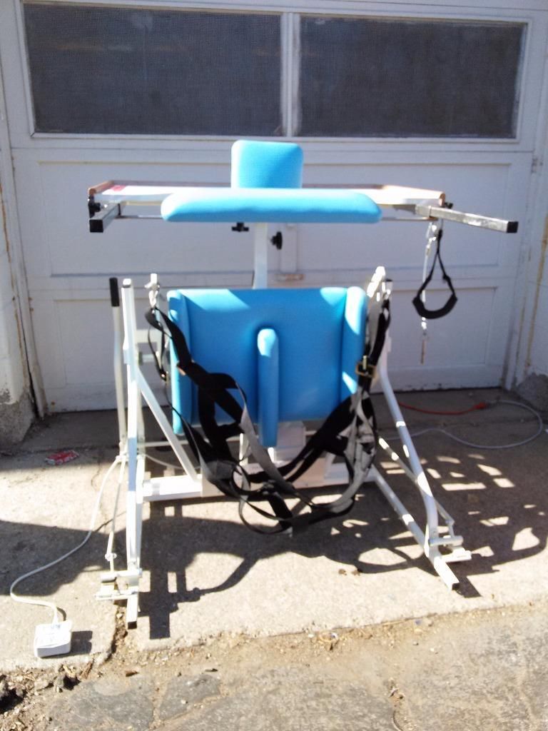 COMPLETE MIDLAND BARIATRIC POWER HI LO STAND IN TABLE MODEL 554512E