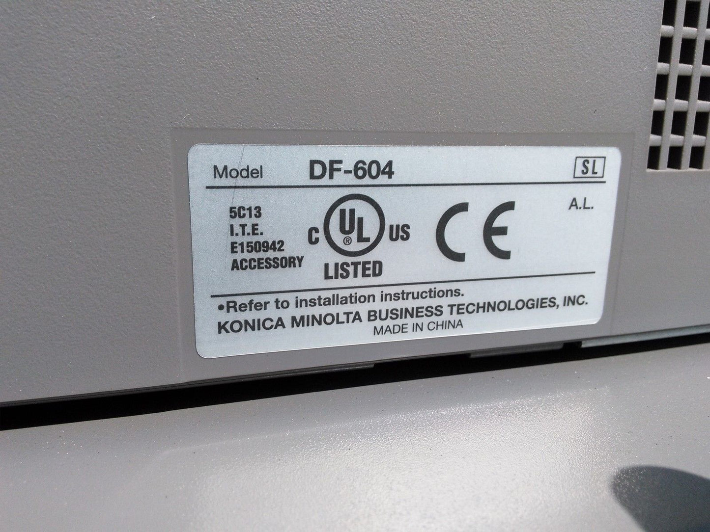 KONICA BIZHUB 750 Black & White DF-604 STAPLING FINISHER PRINT CONTROLLER COPIER