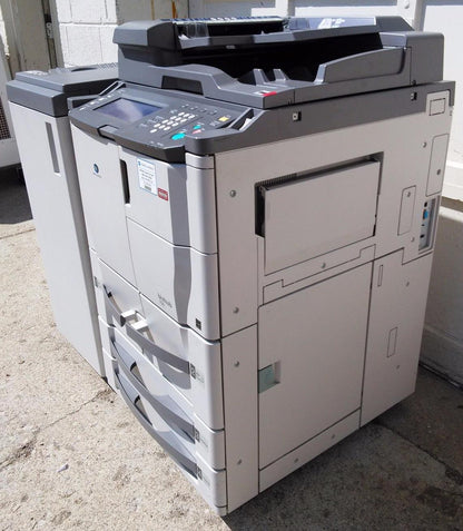 KONICA BIZHUB 750 Black & White DF-604 STAPLING FINISHER PRINT CONTROLLER COPIER