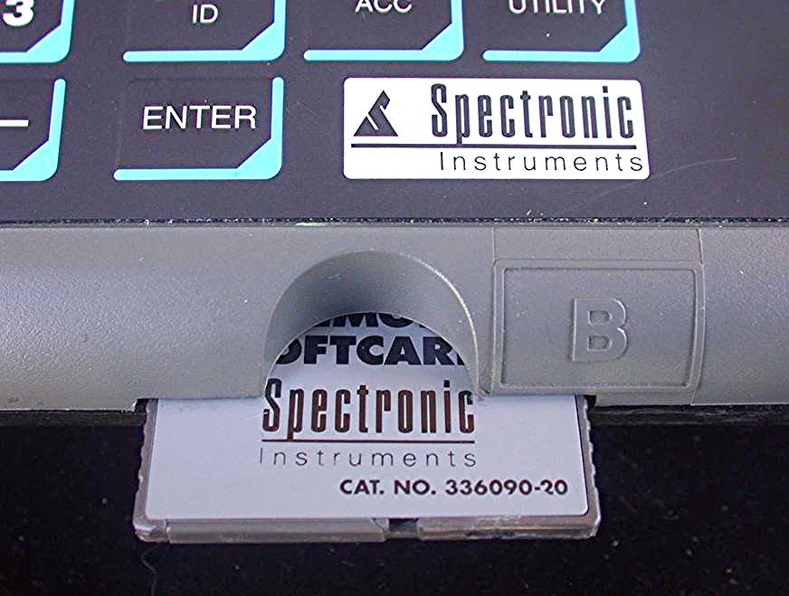 MILTON ROY SPECTRONIC INSTRUMENTS GENESYS 5 & 128K MEMORY SOFTCARD CARD