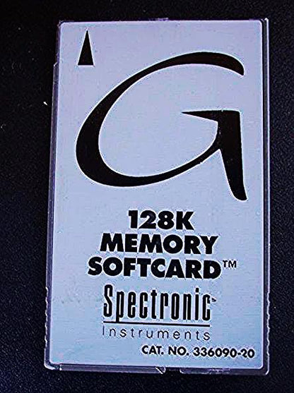 MILTON ROY SPECTRONIC INSTRUMENTS GENESYS 5 & 128K MEMORY SOFTCARD CARD