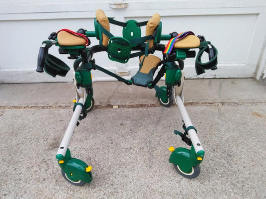 RIFTON STANDER WALKER K501 PEDIATRIC SMALL PACER GAIT TRAINER & ACCESSORIES