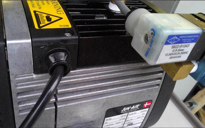 JUN-AIR OF301 AIR DENTAL LAB COMPRESSOR MANUAL DENMARK Made MAC VALVE 113P-121JJ