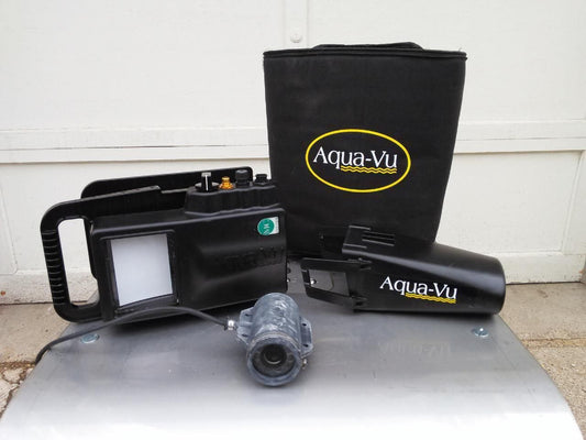 AQUA-VU UNDERWATER CAMERA PROBABLY IS WORKING FINE WE DON'T KNOW HOW TO TEST IT