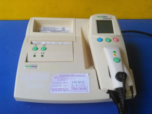 WELCH ALLYN AUDIO PATH AUDIOMETRY TYMPANOMETRY 29220 EOAE SCREENER DOCKING STATI