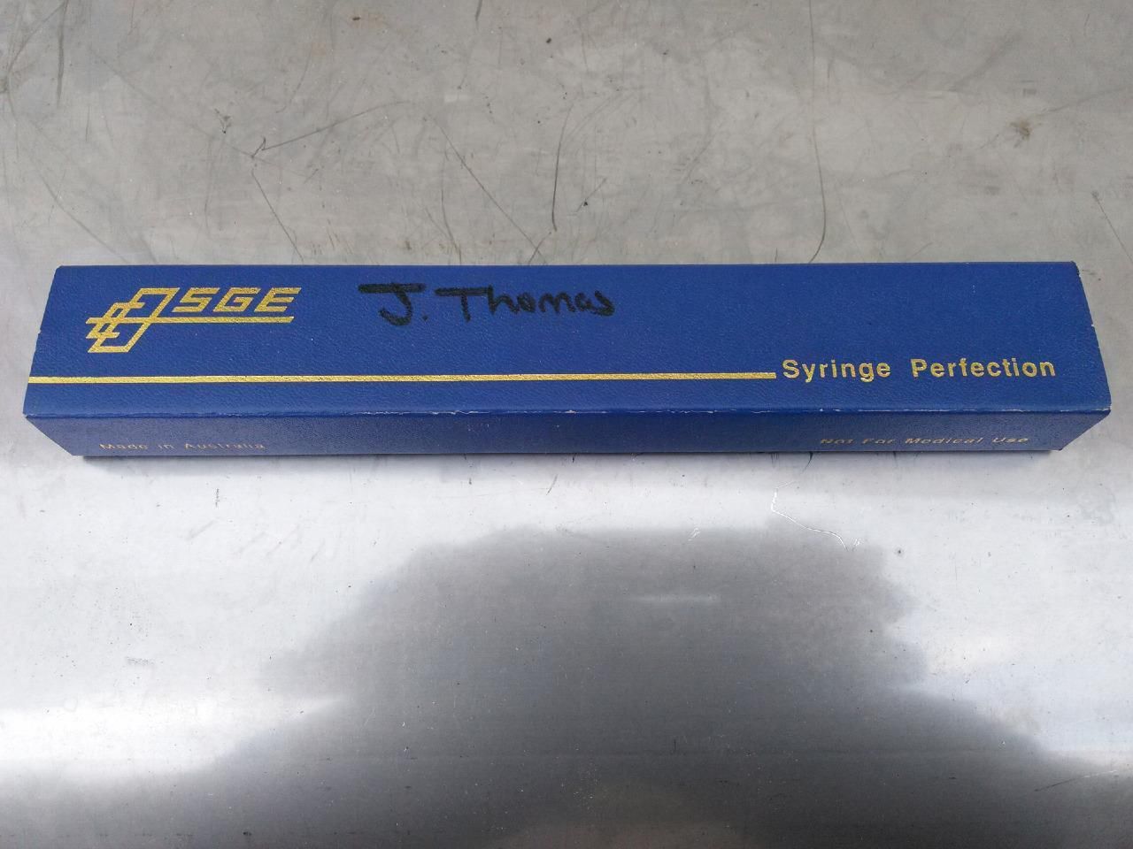 RESTEK SGE 1ul  SYRINGE INSIDE ORIGINAL BOX