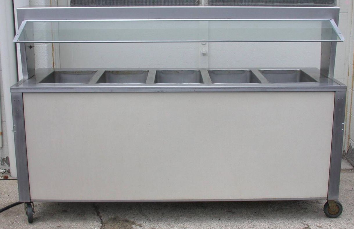 PRECISION 5 WELL 79x28x35 FOOD WARMER BUFFET SNEEZE GUARD RESTAURANT FREE SHIP