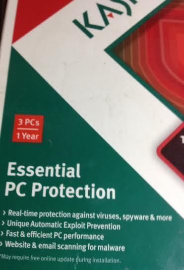 Kaspersky Anti-Virus  - PC - 3 PCs - CD-ROM 1 year BRAND NEW PC PROTECTION