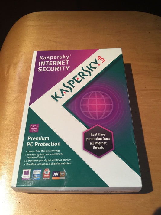 Kaspersky INTERNET SECURITY - 3 PCs - 1 year PREMIUM PC PROTECTION SEALED 2012