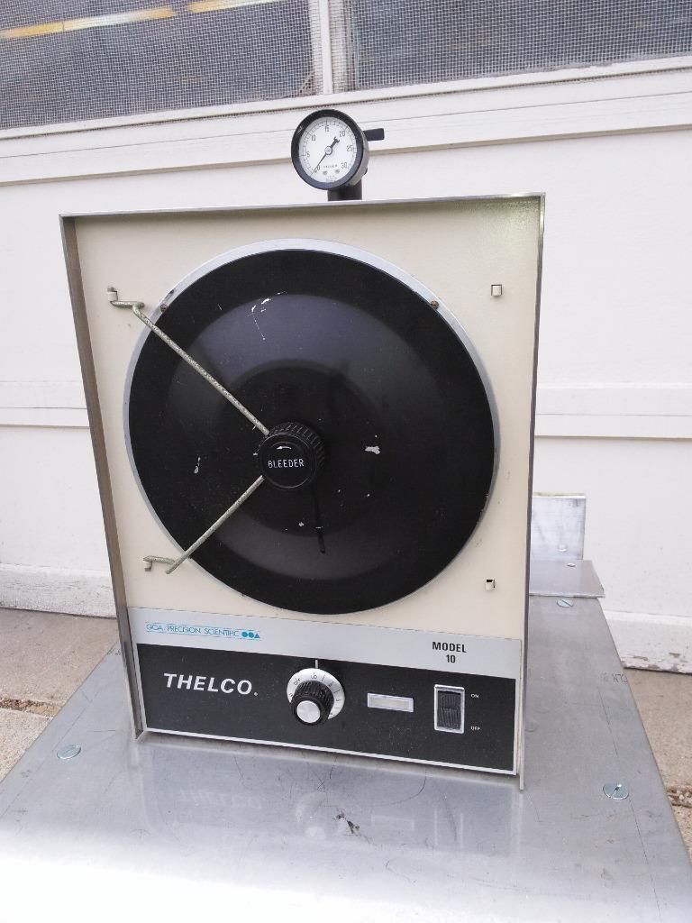 PRECISION SCIENTIFIC THELCO MODEL 10 VACUUM OVEN 302°F ( 150°C )