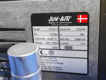 JUN-AIR OF301 AIR DENTAL LAB COMPRESSOR MANUAL DENMARK Made 220 Volts