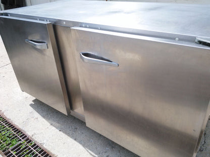 TRAULSEN ULT 60-LR Compact 2 Door Undercounter Freezer Left & Right Doors Wheels