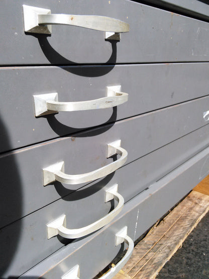 15 DRAWER METAL MAP FILE BLUEPRINT ART SUPPLY CABINET BEAUTY BASE 53 x 41 x 55