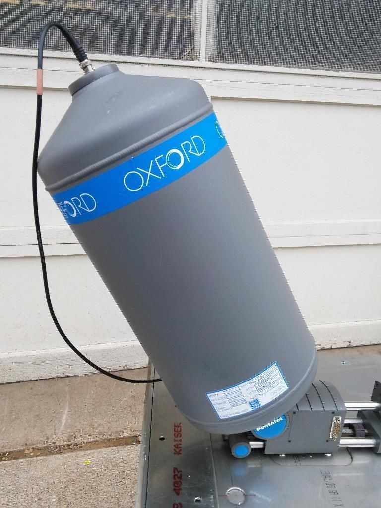 OXFORD 6587 MICROANALYSIS GROUP X-RAY DETECTOR SPECTROMETER ELECTRON MICROSCOPE