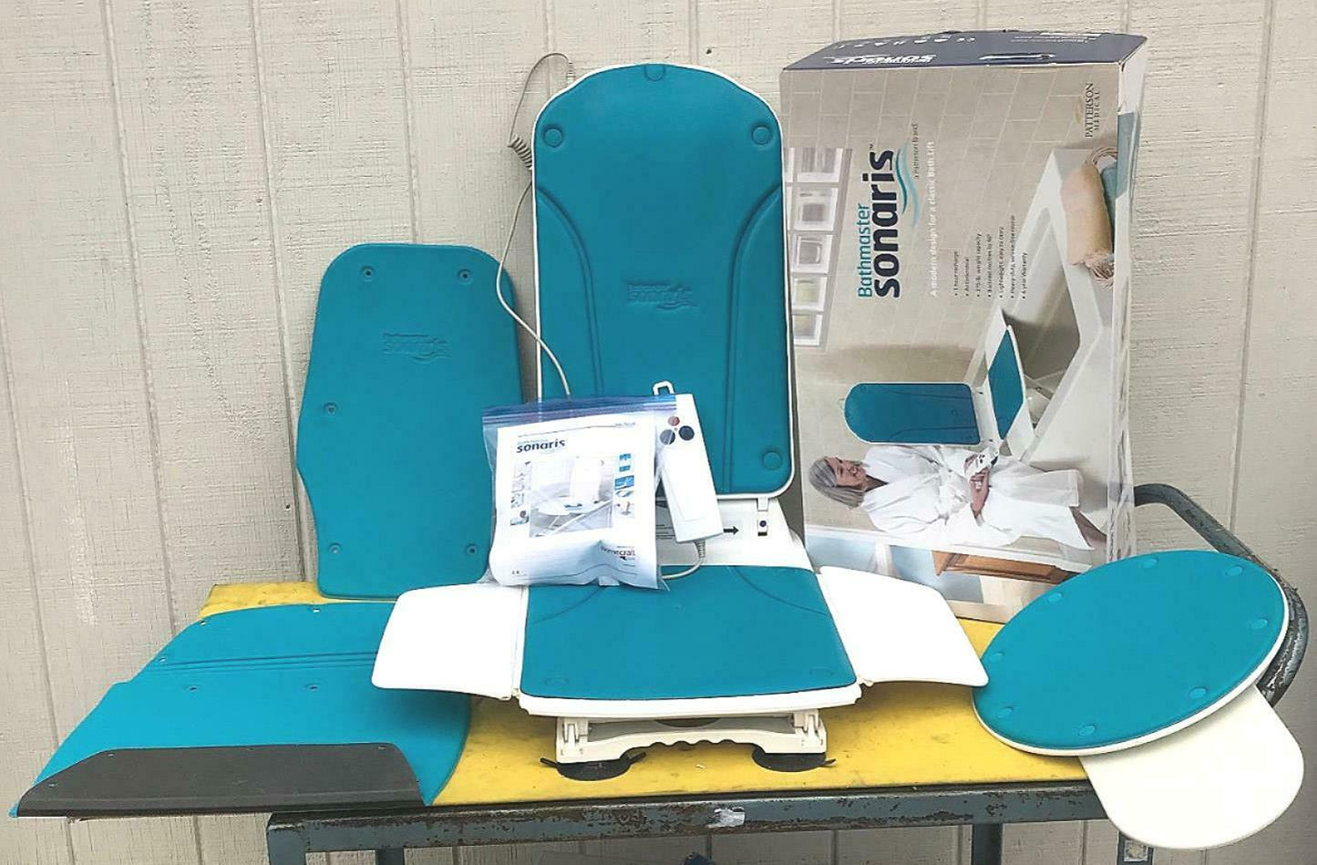 SONARIS BATHMASTER BATH RECLINING TUB LIFT BATHTUB PATTERSON FREESHIP WATCHVIDEO