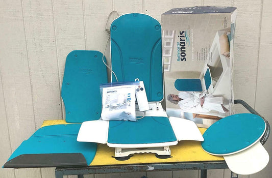 SONARIS BATHMASTER BATH RECLINING TUB LIFT BATHTUB PATTERSON FREESHIP WATCHVIDEO