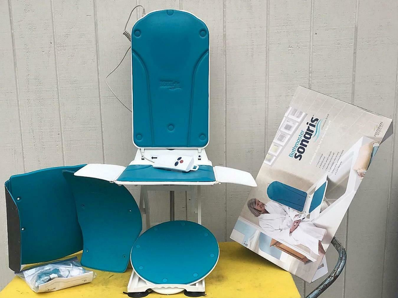 SONARIS BATHMASTER BATH RECLINING TUB LIFT BATHTUB PATTERSON FREESHIP WATCHVIDEO