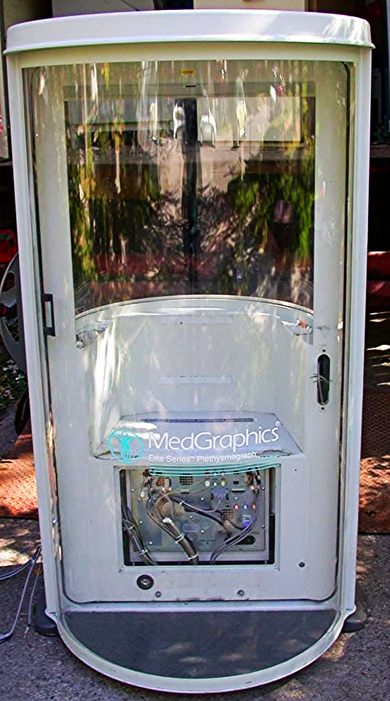 MEDGRAPHICS CARDIO RESPIRATORY DIAGNOSTIC ELITE DL BODY PLETHYSMOGRAPH CHAMBER