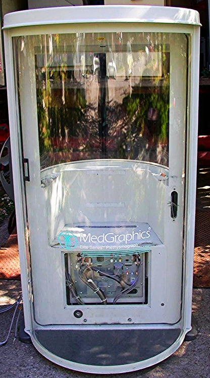 MEDGRAPHICS CARDIO RESPIRATORY DIAGNOSTIC ELITE DL BODY PLETHYSMOGRAPH CHAMBER