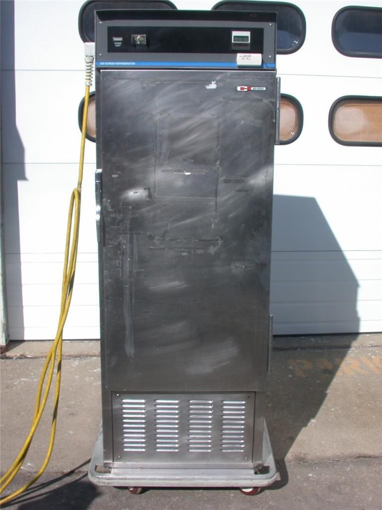 CARTER-HOFFMANN PPR495A HIGH VOLUME TRAY AIR SCREEN MOBILE REFRIGERATOR HOSPITAL