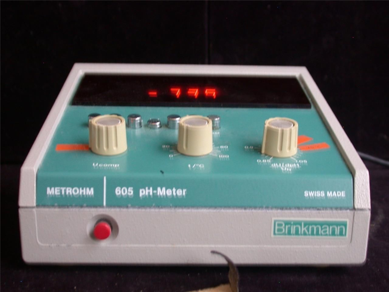 BRINKMANN METROHM 605 ph meter j