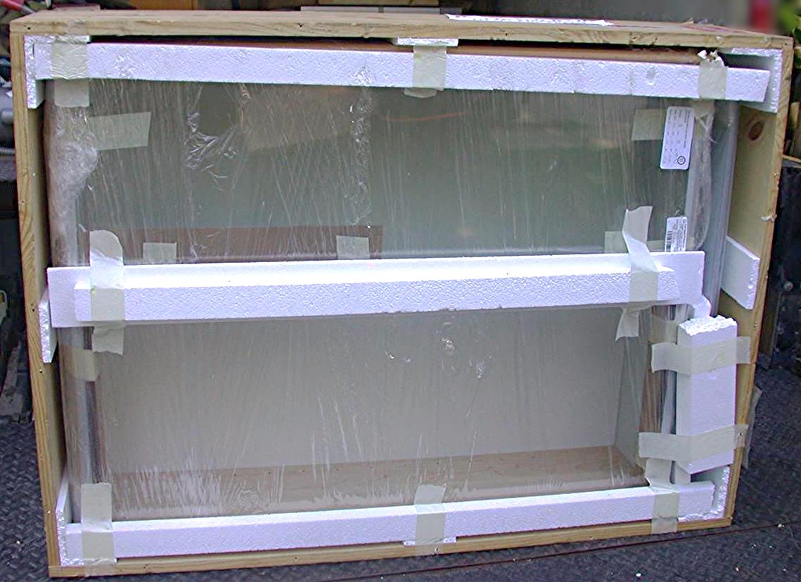 PETER PEPPER 48"w x 40"h  x 9"d HERMAN MILLER DISPLAY CABINET REWA32429 QUARTER