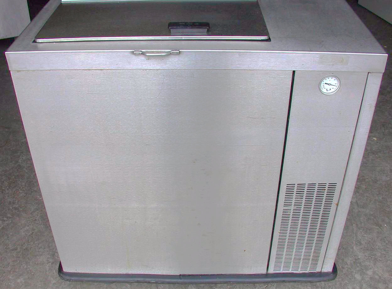 AP WYOTT MODEL FB-20M ST STEEL ICE CREAM DIP REFRIGERATOR FREEZER CASTERS FREESH