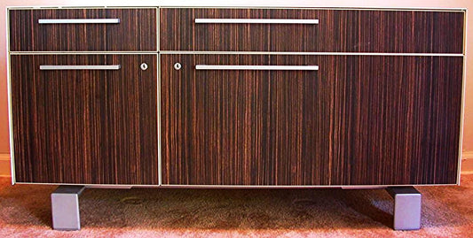 CONTEMPORARY WATSON MIRO CREDENZA THERMALLY FUSED METAL LAMINAT MODERN ARCHITECT