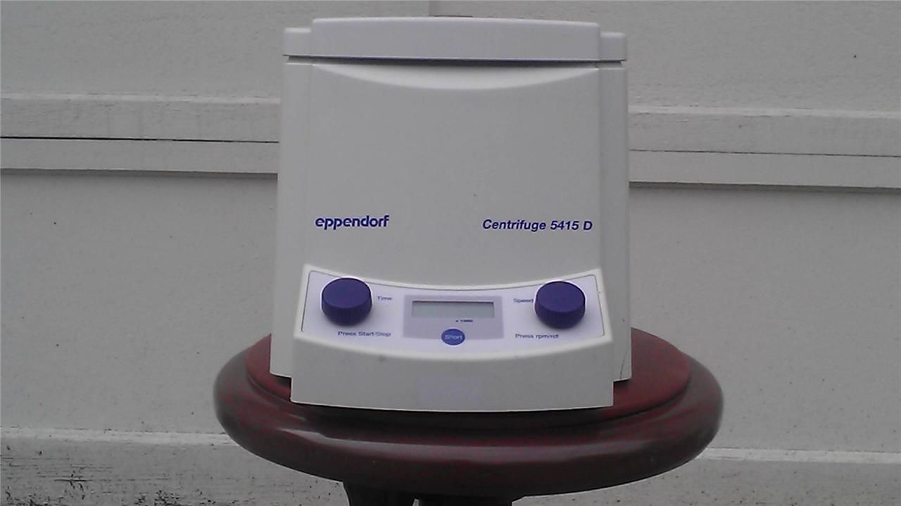 EPPENDORF 5415 D BENCHTOP CENTRIFUGE MICROCENTRIFUGE 24 ROTOR LID LAB LABORATORY