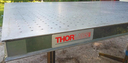 THORLABS OPTICAL TABLE BREADBOARD MODEL 590255-01 NON MAGNETIC STEEL