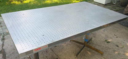 THORLABS OPTICAL TABLE BREADBOARD MODEL 590255-01 NON MAGNETIC STEEL