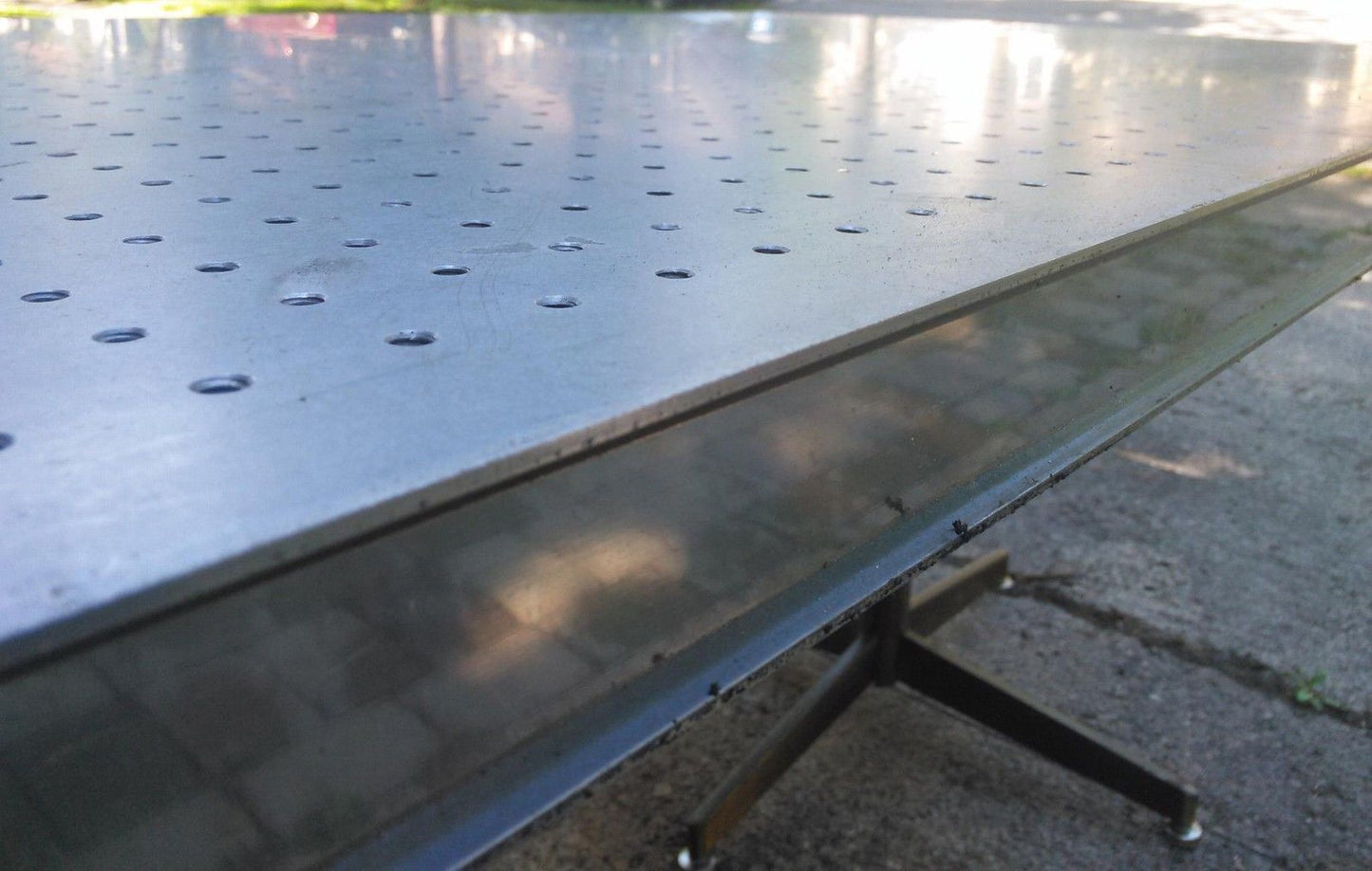 THORLABS OPTICAL TABLE BREADBOARD MODEL 590255-01 NON MAGNETIC STEEL