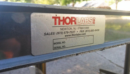 THORLABS OPTICAL TABLE BREADBOARD MODEL 590255-01 NON MAGNETIC STEEL