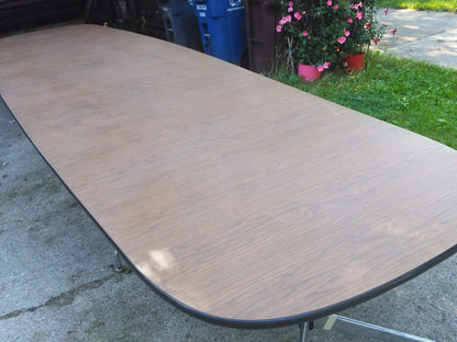 HERMAN MILLER MID CENTURY CONFERENCE ROOM FORMICA TABLE 17 feet Long 212" inches