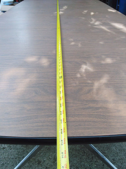 HERMAN MILLER MID CENTURY CONFERENCE ROOM FORMICA TABLE 17 feet Long 212" inches