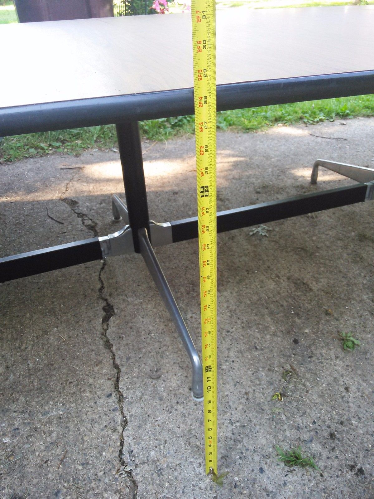 HERMAN MILLER MID CENTURY CONFERENCE ROOM FORMICA TABLE 17 feet Long 212" inches