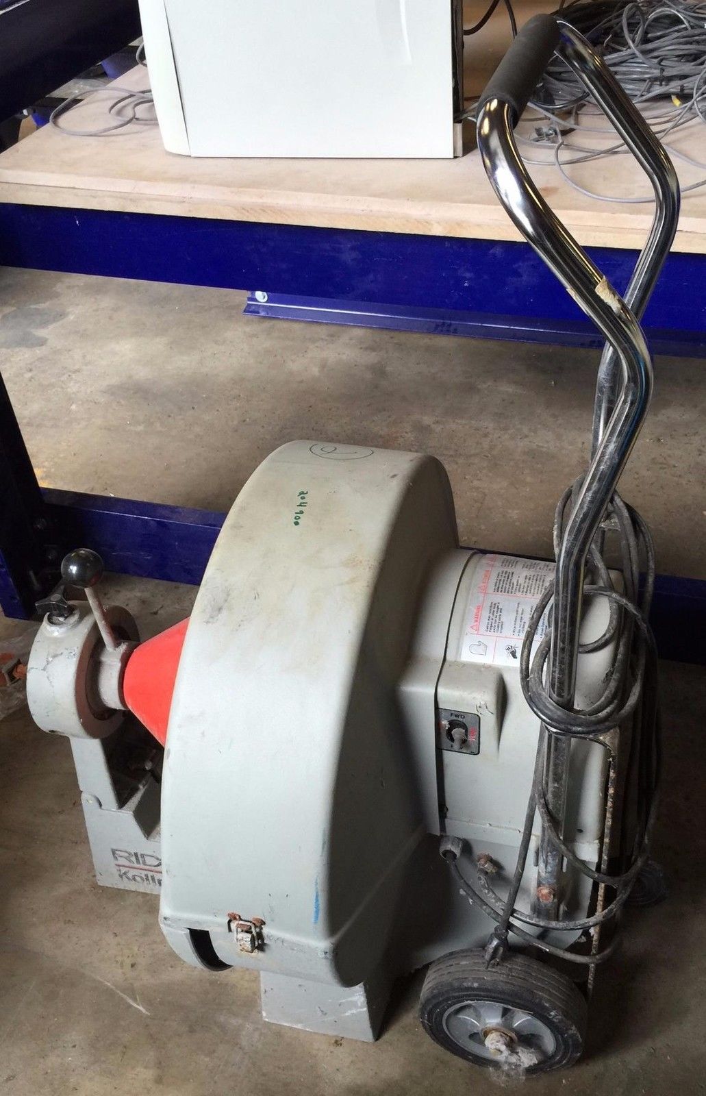 RIDGID KOLLMAN K6800 POWER DRAIN MAIN LINE DRUM SNAKE CLEANER 60 Foot Cable 3/4"