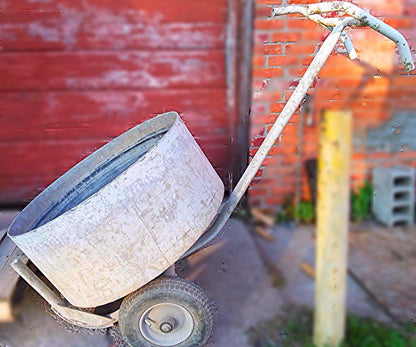 PEMAT ZYKLOS ZZ 150 HE ROTATING PAN CONCRETE INDUSTRIAL ART MIXER with TROLLEY