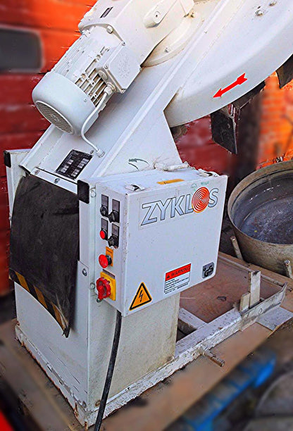 PEMAT ZYKLOS ZZ 150 HE ROTATING PAN CONCRETE INDUSTRIAL ART MIXER with TROLLEY