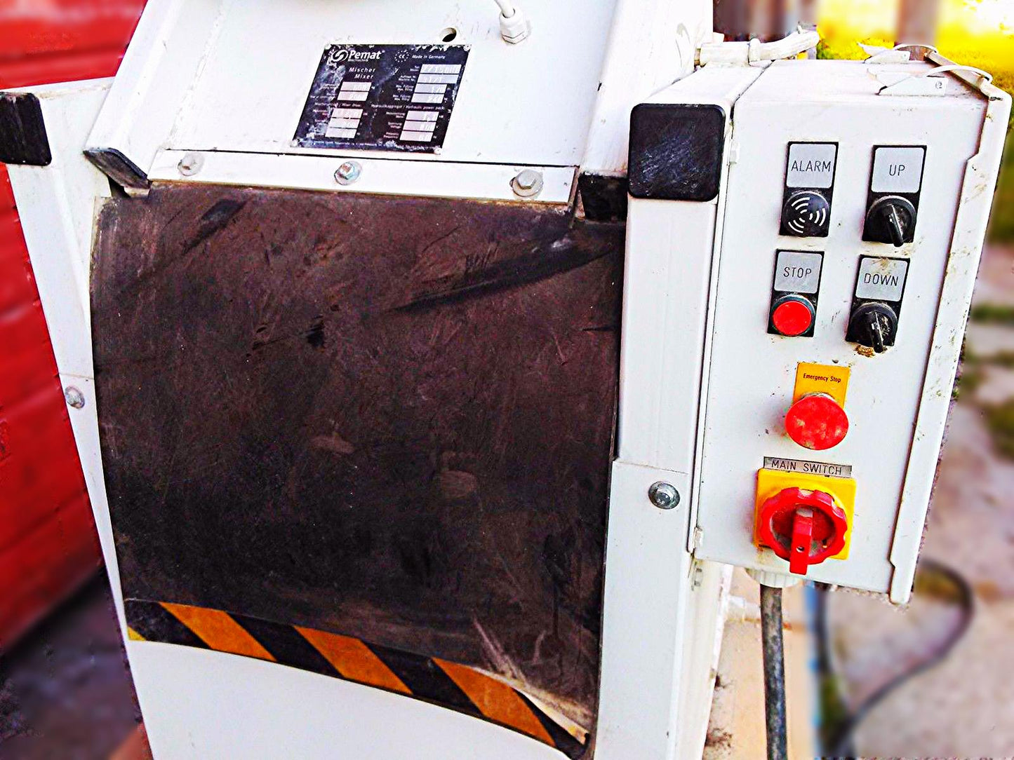 PEMAT ZYKLOS ZZ 150 HE ROTATING PAN CONCRETE INDUSTRIAL ART MIXER with TROLLEY