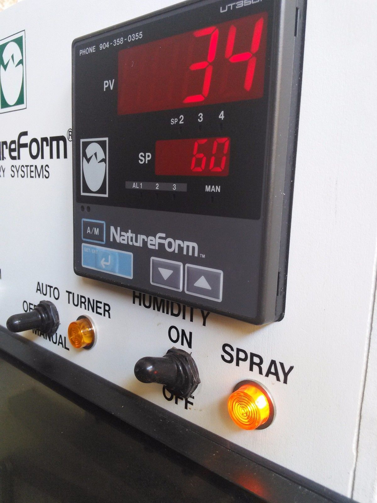 NATURE FORM MODEL SAFARI TURNING EGG HATCHER INCUBATOR Chic Quail Turkey Ostrich