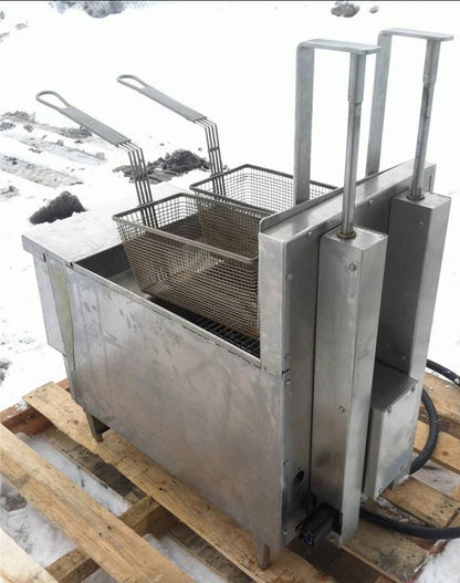 KEATING TS DIGITAL BASKET LIFT ELECTRIC COMMERCIAL DEEP FRYER 2 TRAY INSTANT REC