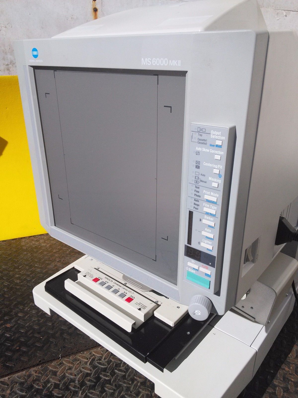 MINOLTA MS6000 MKII Microfiche Microfilm Reader Viewer