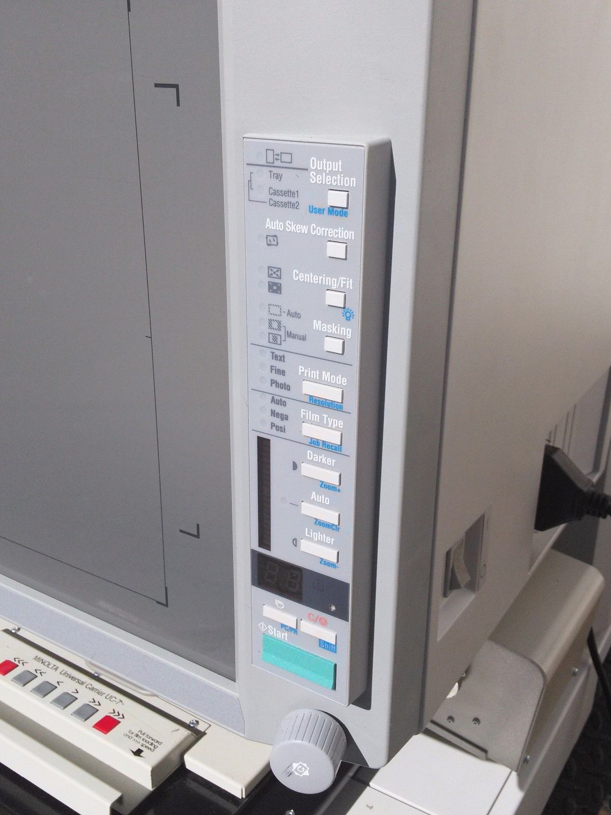 MINOLTA MS6000 MKII Microfiche Microfilm Reader Viewer