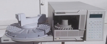 HP HEWLETT PACKARD SERIES 1050 SAMPLER 79855A CHROMATOGRAPHY PLUS TRAY & EXTRAS