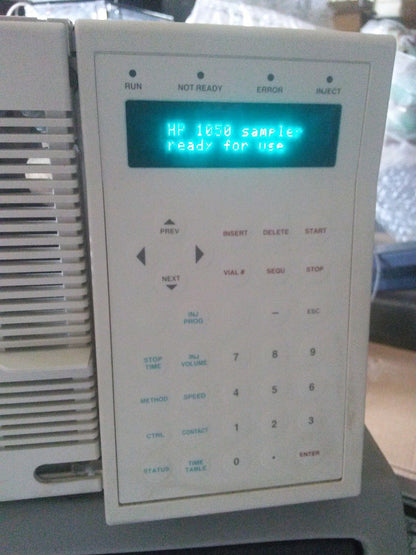 HP HEWLETT PACKARD SERIES 1050 SAMPLER 79855A CHROMATOGRAPHY PLUS TRAY & EXTRAS