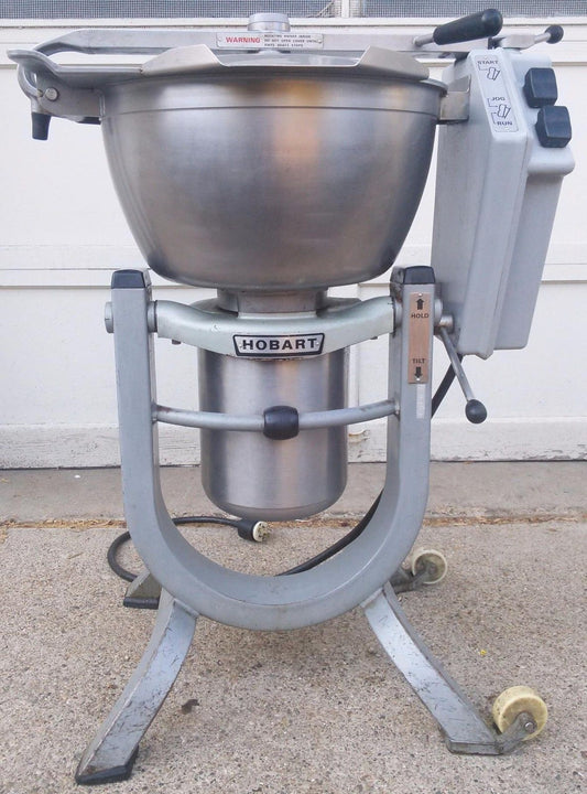 HOBART HCM 450 VERTICAL CUTTER MIXER 45QT DOUGH CHOPPER on WHEELS Updated Model