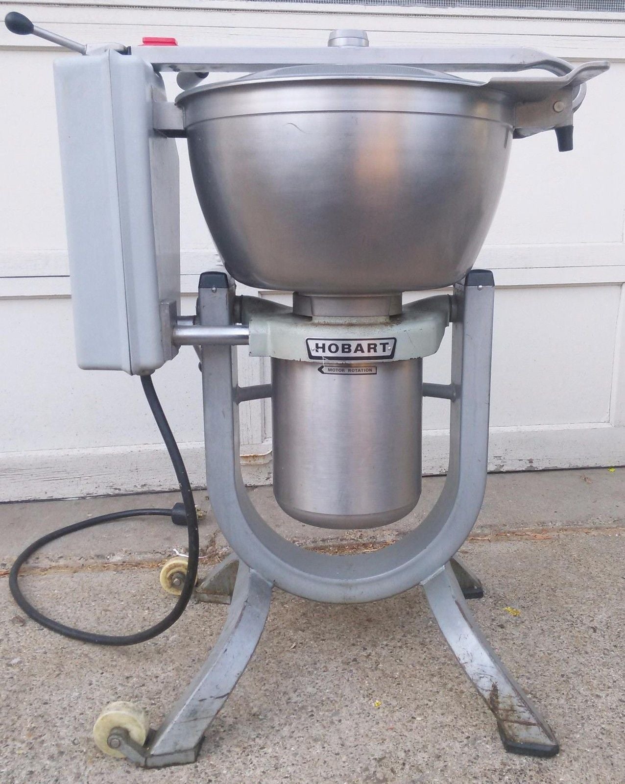 HOBART HCM 450 VERTICAL CUTTER MIXER 45QT DOUGH CHOPPER on WHEELS Updated Model