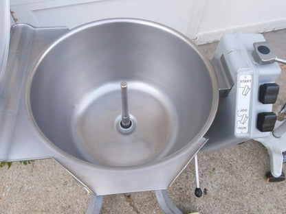 HOBART HCM 450 VERTICAL CUTTER MIXER 45QT DOUGH CHOPPER on WHEELS Updated Model